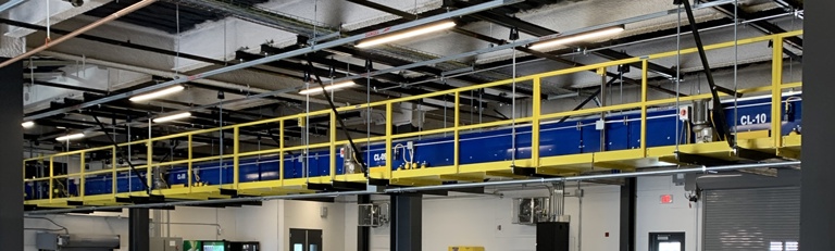 Airport baggage handling transport system