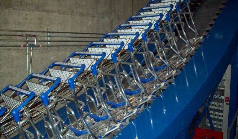 Baggage Cart Conveyor System