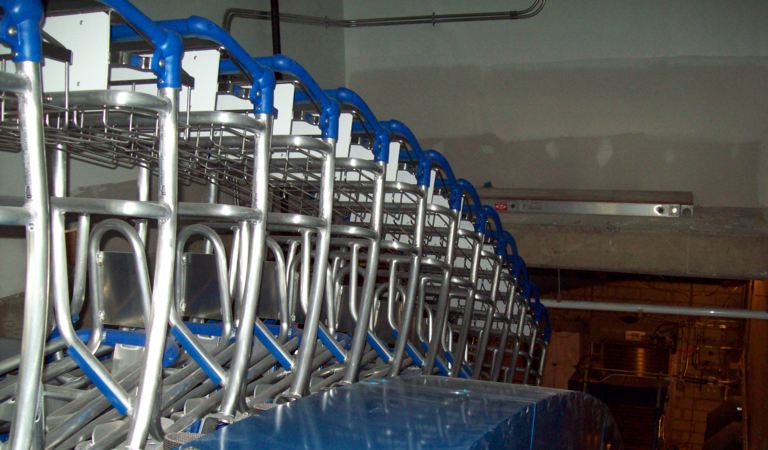 Baggage Cart Conveyor System