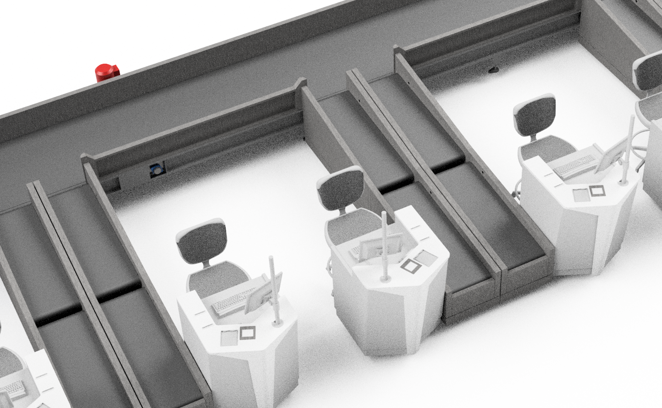 Check-in scale inducts