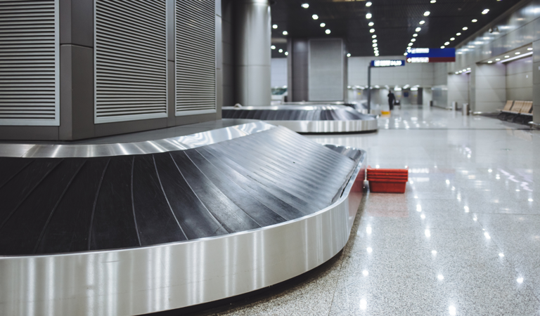 Airport baggage make up system